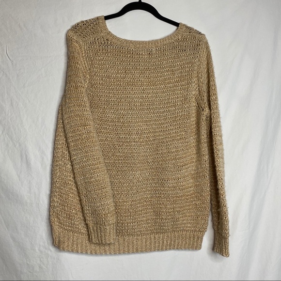 Forever 21 Gold Knitted Sweater - Picture 3 of 5